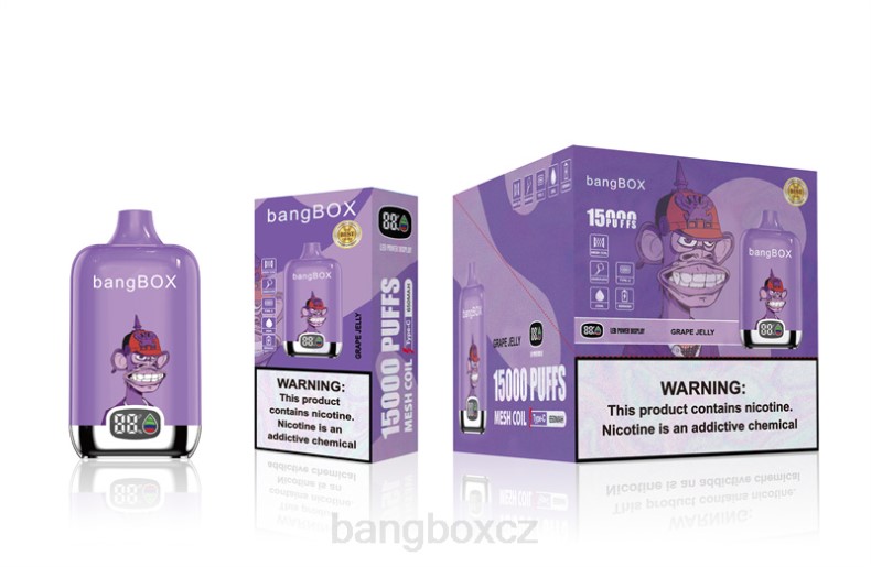 Bang Box CZ - Bang Box 15 000 šluků hroznové želé P2ZN49