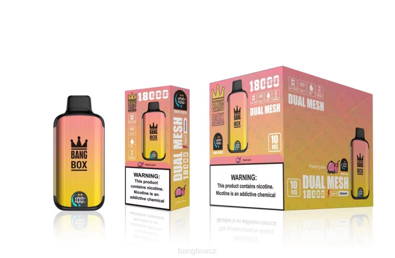 Bang Box CZ - Bang Box 18 000 tahů broskvová šťáva P2ZN91