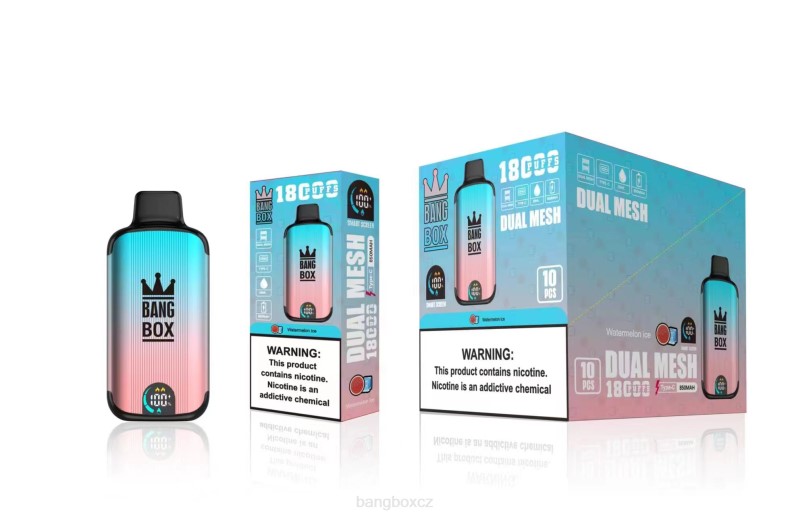 Bang Box Puff - Bang Box 18 000 tahů melounový led P2ZN96