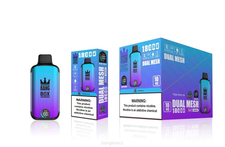 Bang Box Vape Cena - Bang Box 18 000 tahů trojitý bobulový led P2ZN95
