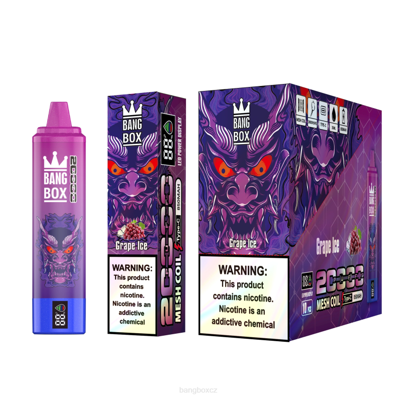 Bang Box CZ - Bang Box Chytrá obrazovka s 20 000 tahy hroznový led P2ZN61