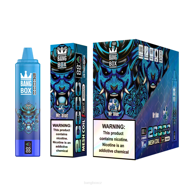 Bang Box Puff - Bang Box Chytrá obrazovka s 20 000 tahy pan modrý P2ZN60