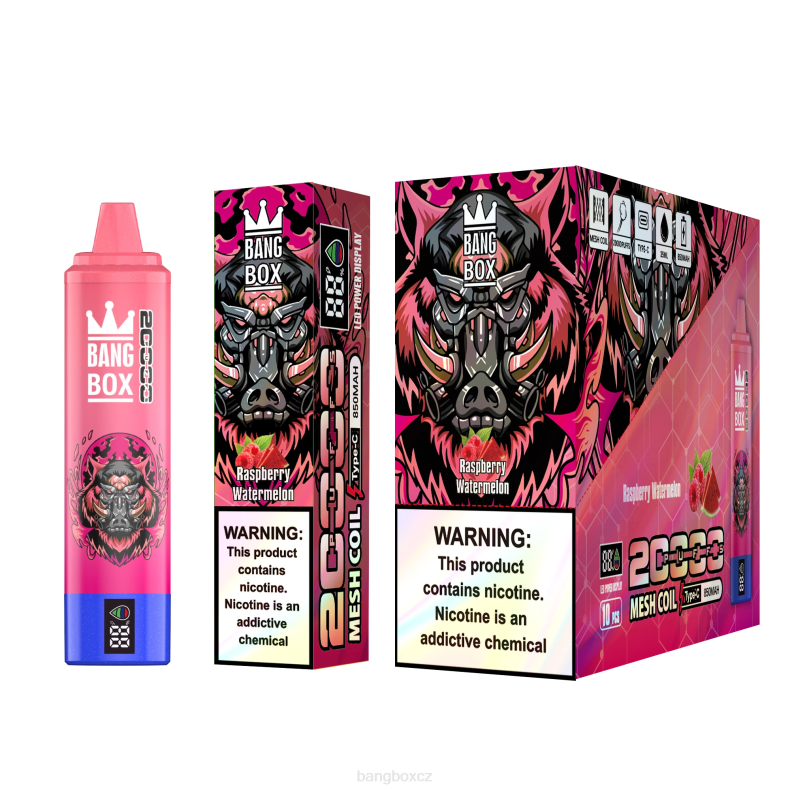 Bang Box Vape Cena - Bang Box Chytrá obrazovka s 20 000 tahy malinový meloun P2ZN53