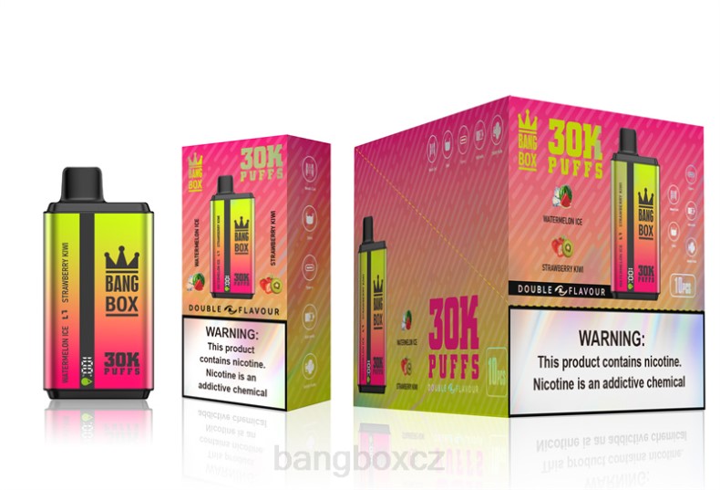 Bang Box Praha - Bang Box 30 000 tahů duální příchutě vodní meloun a jahodové kiwi P2ZN62