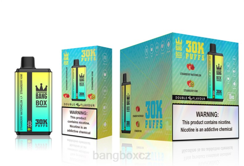 Bang Box Vape - Bang Box 30 000 tahů duální příchutě jahodový meloun & jahodové kiwi P2ZN64