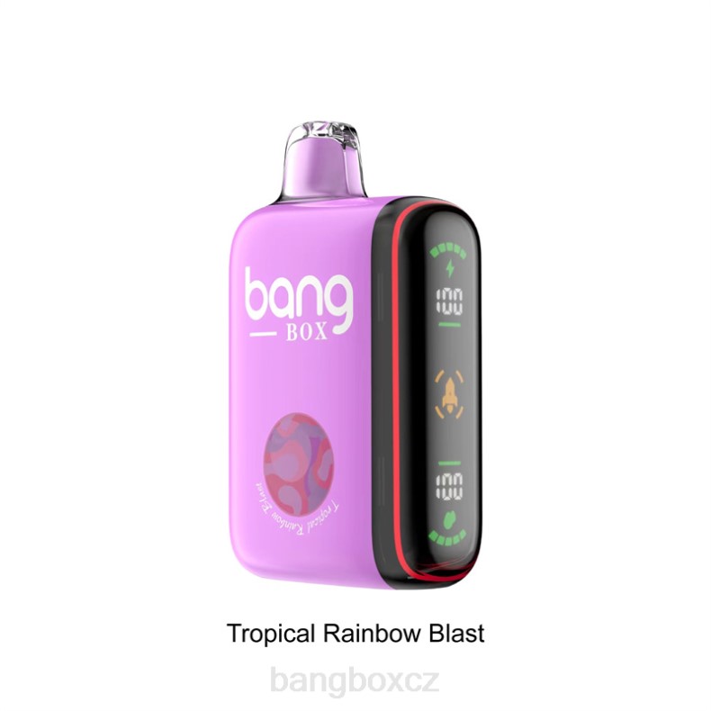 Bang Box Puff - Bang Box Inteligentní displej napájení 9000-18000 tahů tropický duhový výbuch P2ZN36
