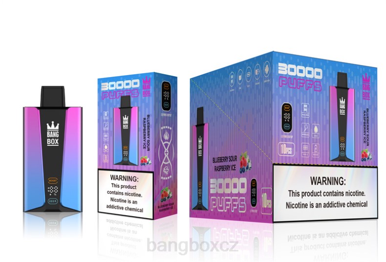 Bang Box Brno - Bang Box Inteligentní obrazovka 30 000 tahů borůvkový kyselý malinový led P2ZN81