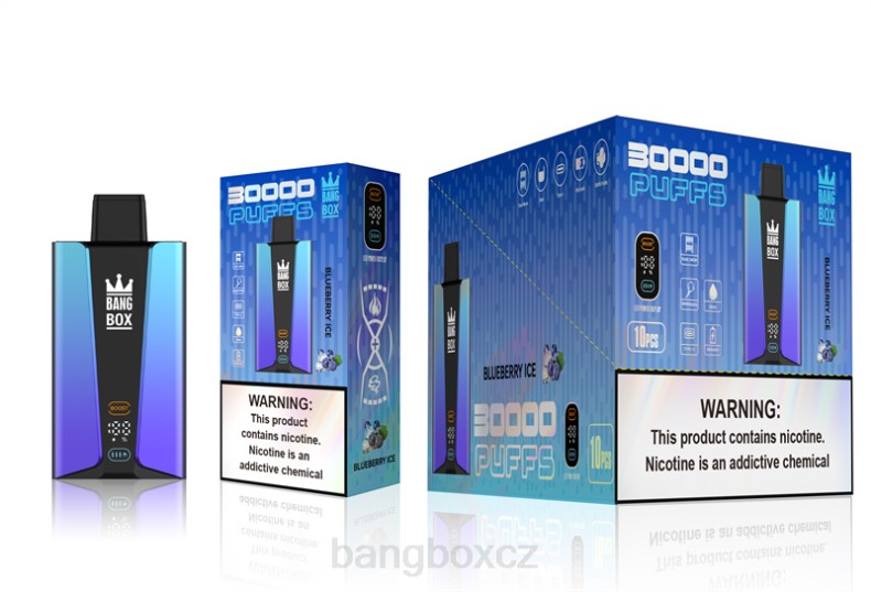 Bang Box CZ - Bang Box Inteligentní obrazovka 30 000 tahů borůvkový led P2ZN79