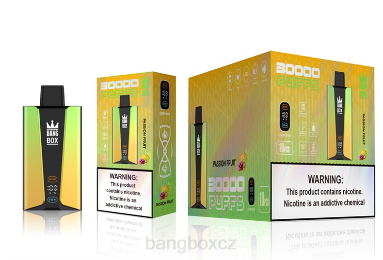 Bang Box Puff - Bang Box Inteligentní obrazovka 30 000 tahů mučenka P2ZN84