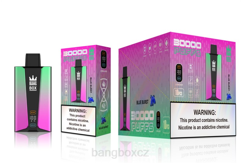 Bang Box Vape - Bang Box Inteligentní obrazovka 30 000 tahů modrý výbuch P2ZN82