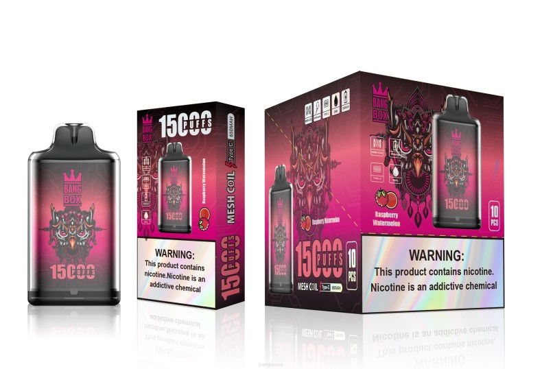 Bang Box Brno - Bang Box s1-15000 šluků malinový meloun P2ZN105