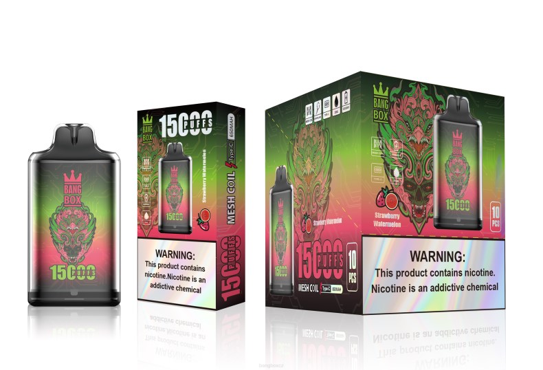 Bang Box CZ - Bang Box s1-15000 šluků jahodový meloun P2ZN103
