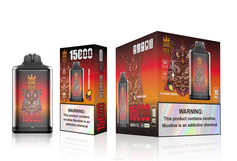 Bang Box Vape Cena - Bang Box s1-15000 šluků jahodové mango P2ZN101