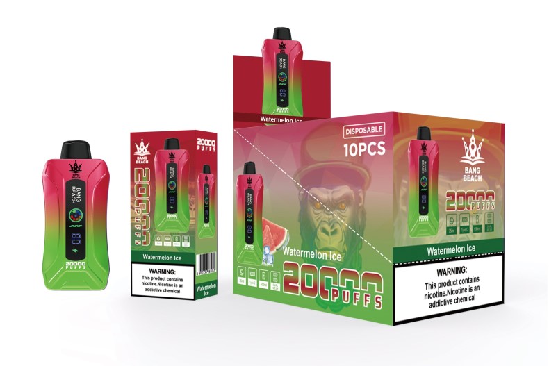 Bang Box CZ - Bang Beach 20 000 potahů inteligentní obrazovka vape melounový led P2ZN7